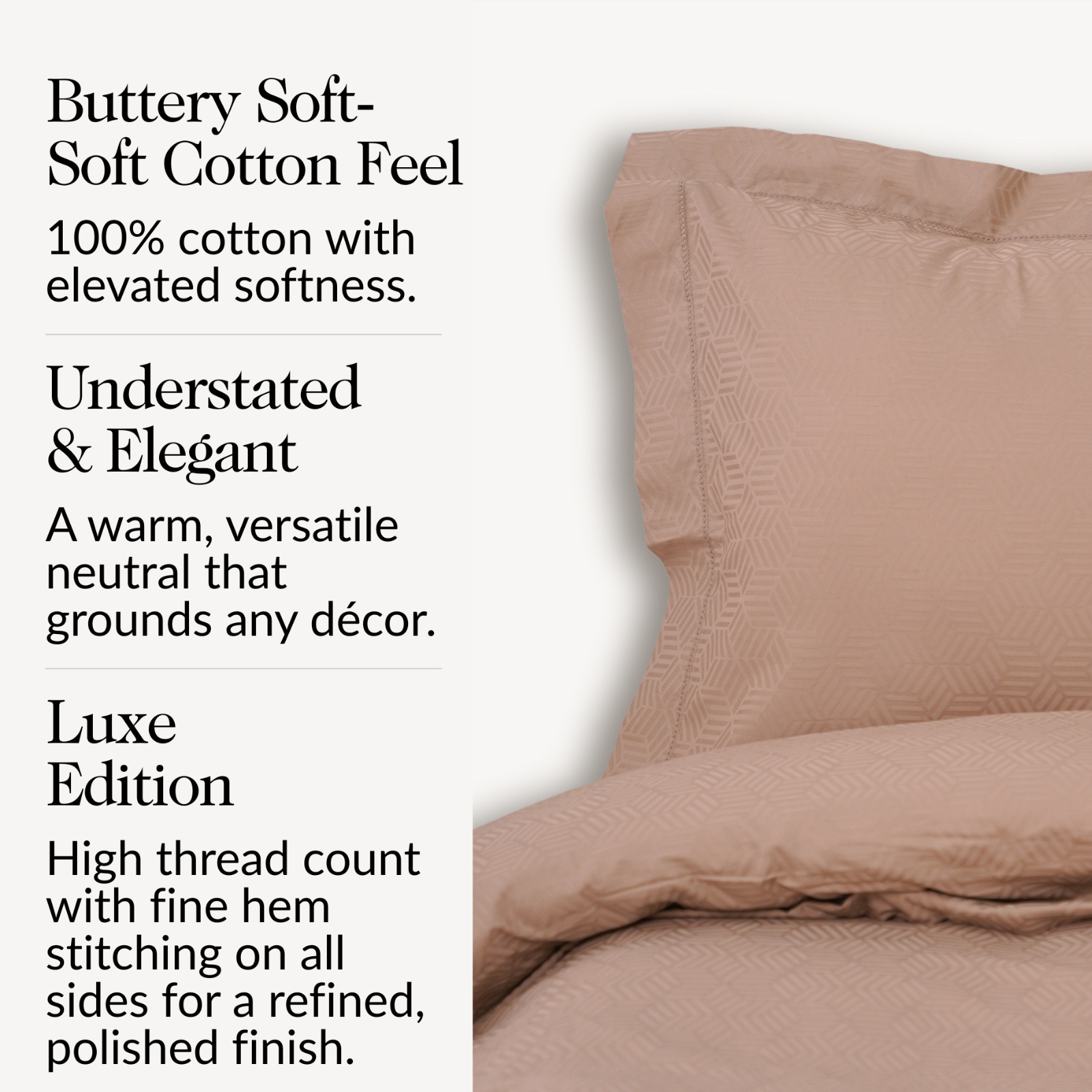 Jacquard Duvet Cover Set-Luxe Edition