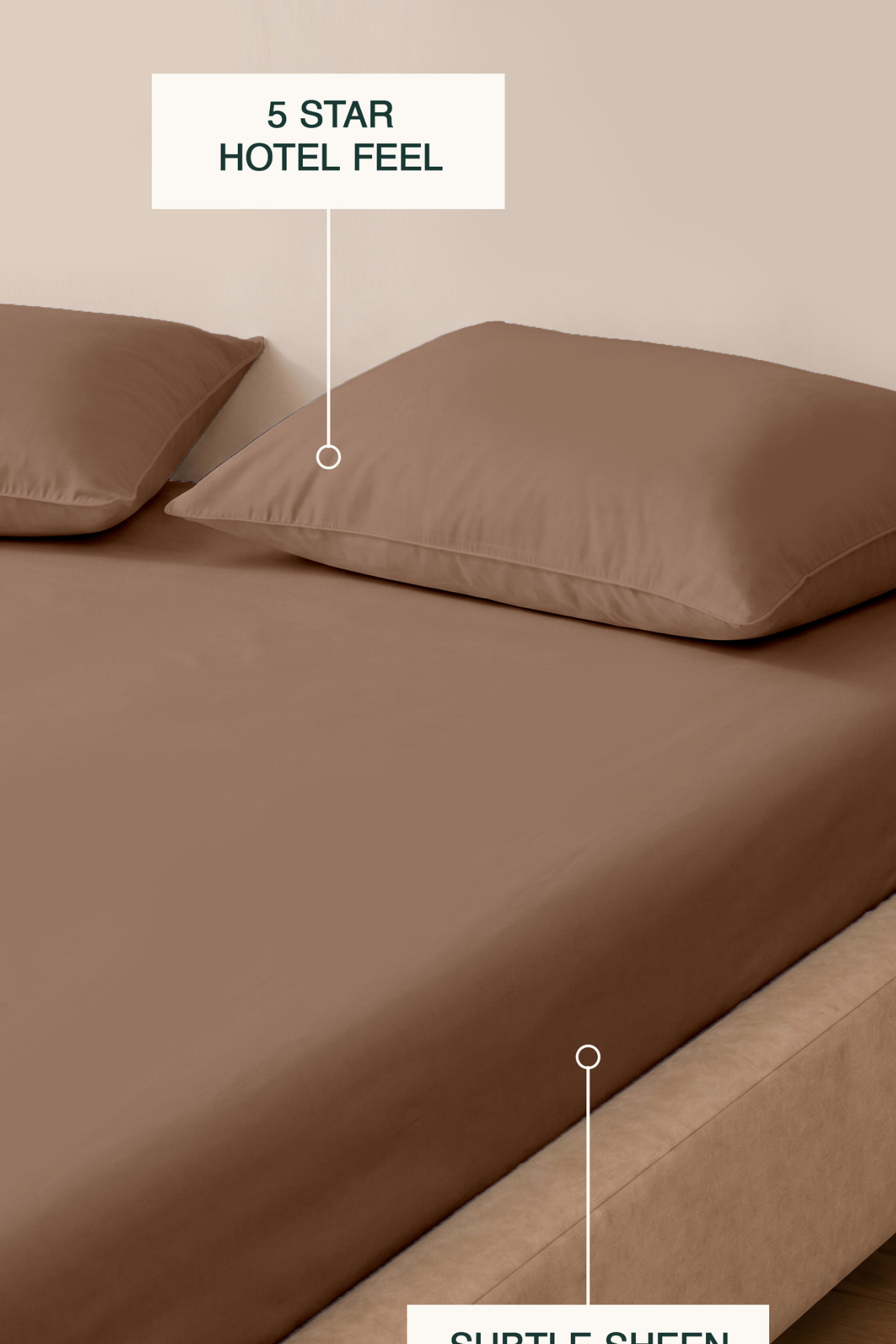 Mocha Bed Sheet Set