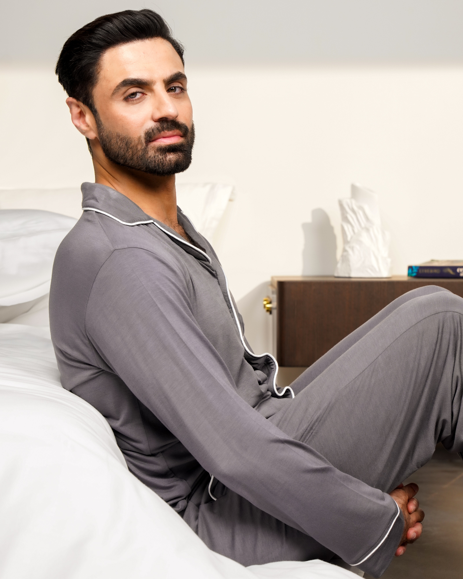 طقم بيجامات من قماش Tencel Modal