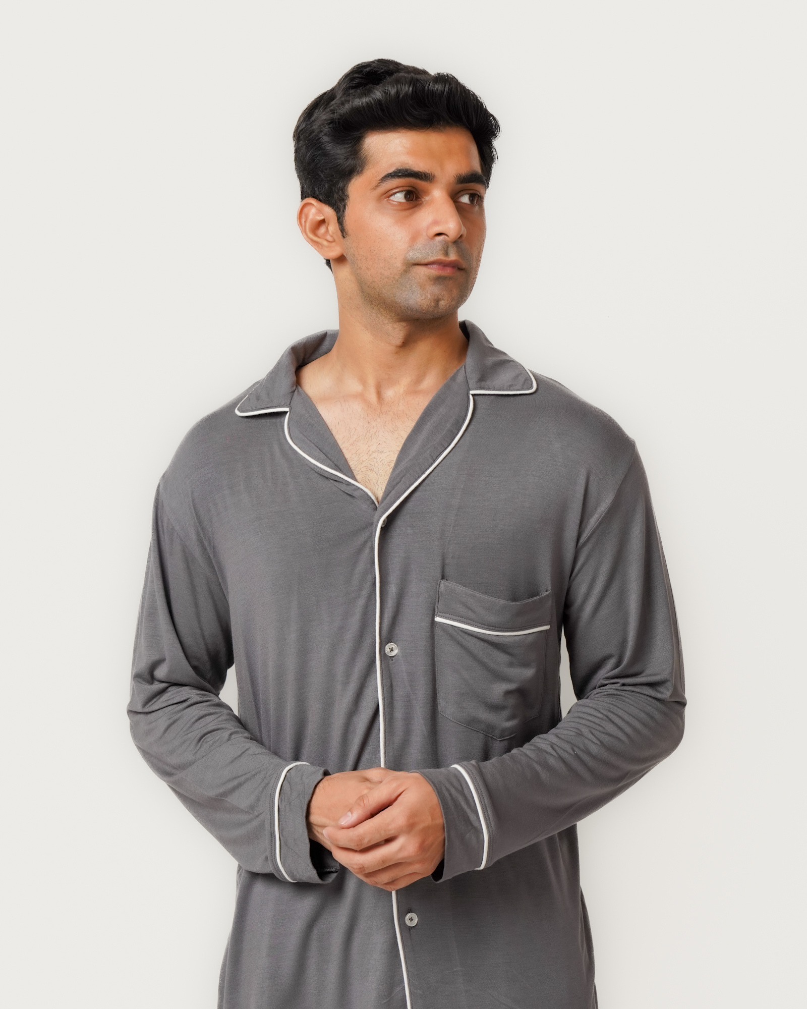 طقم بيجامات من قماش Tencel Modal