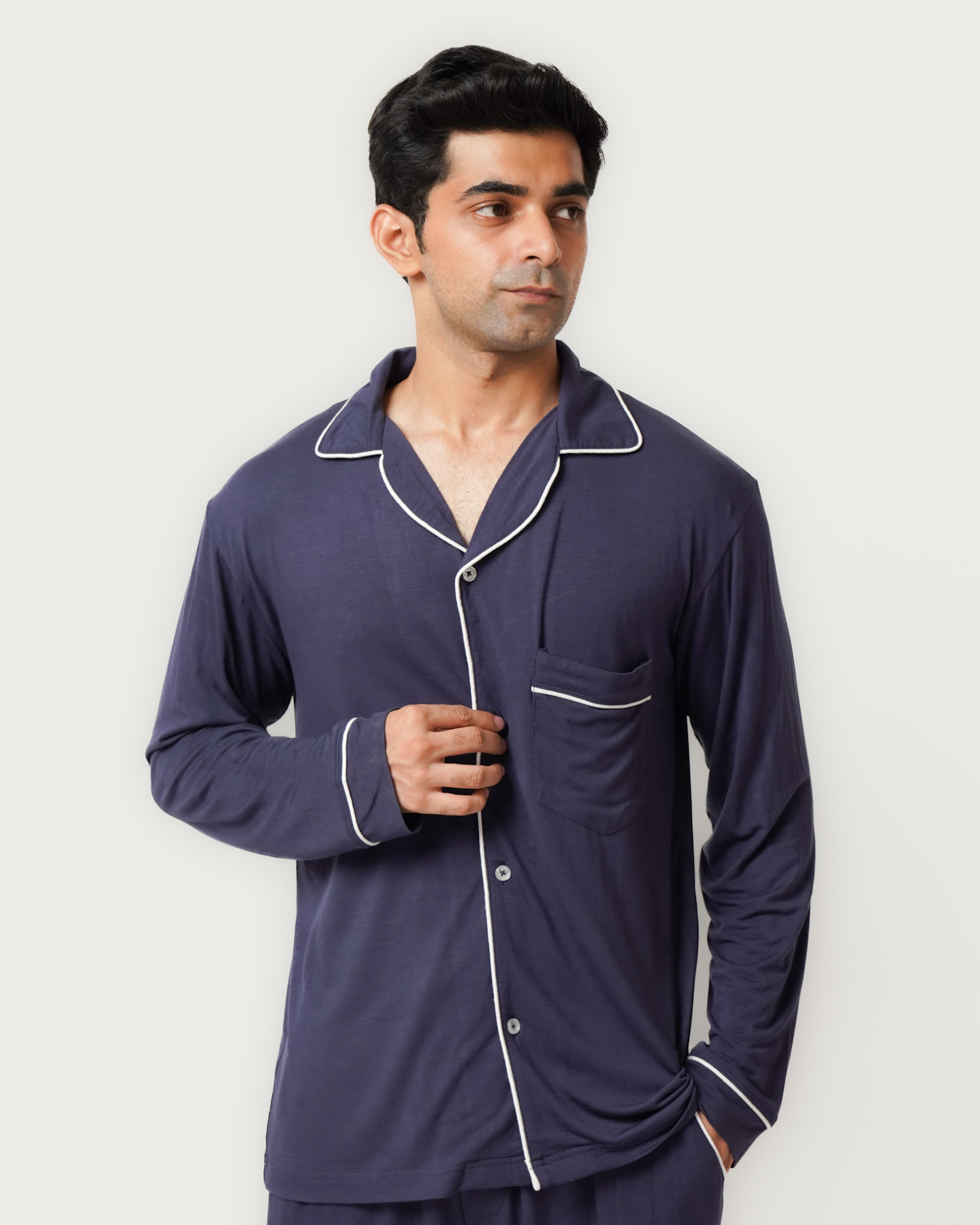 طقم بيجامات من قماش Tencel Modal