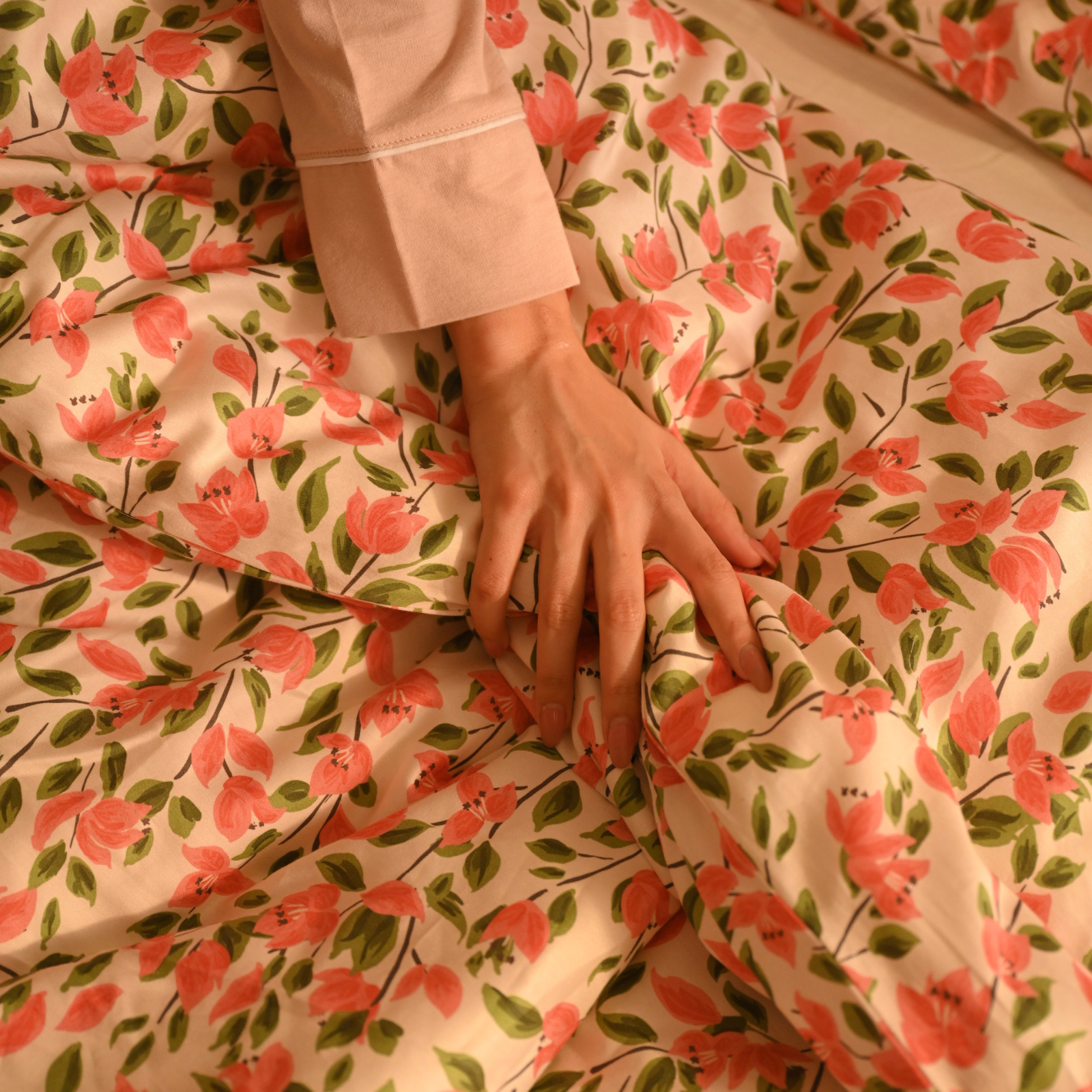 Bougainville Fitted Sheet Set