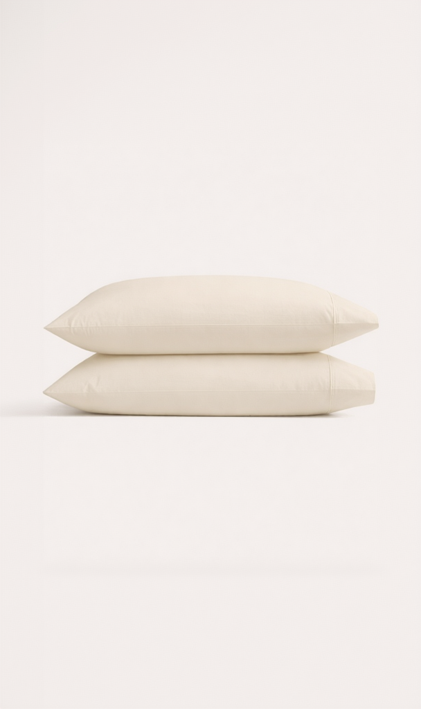 T400 Solid Pillowcases - Ivory