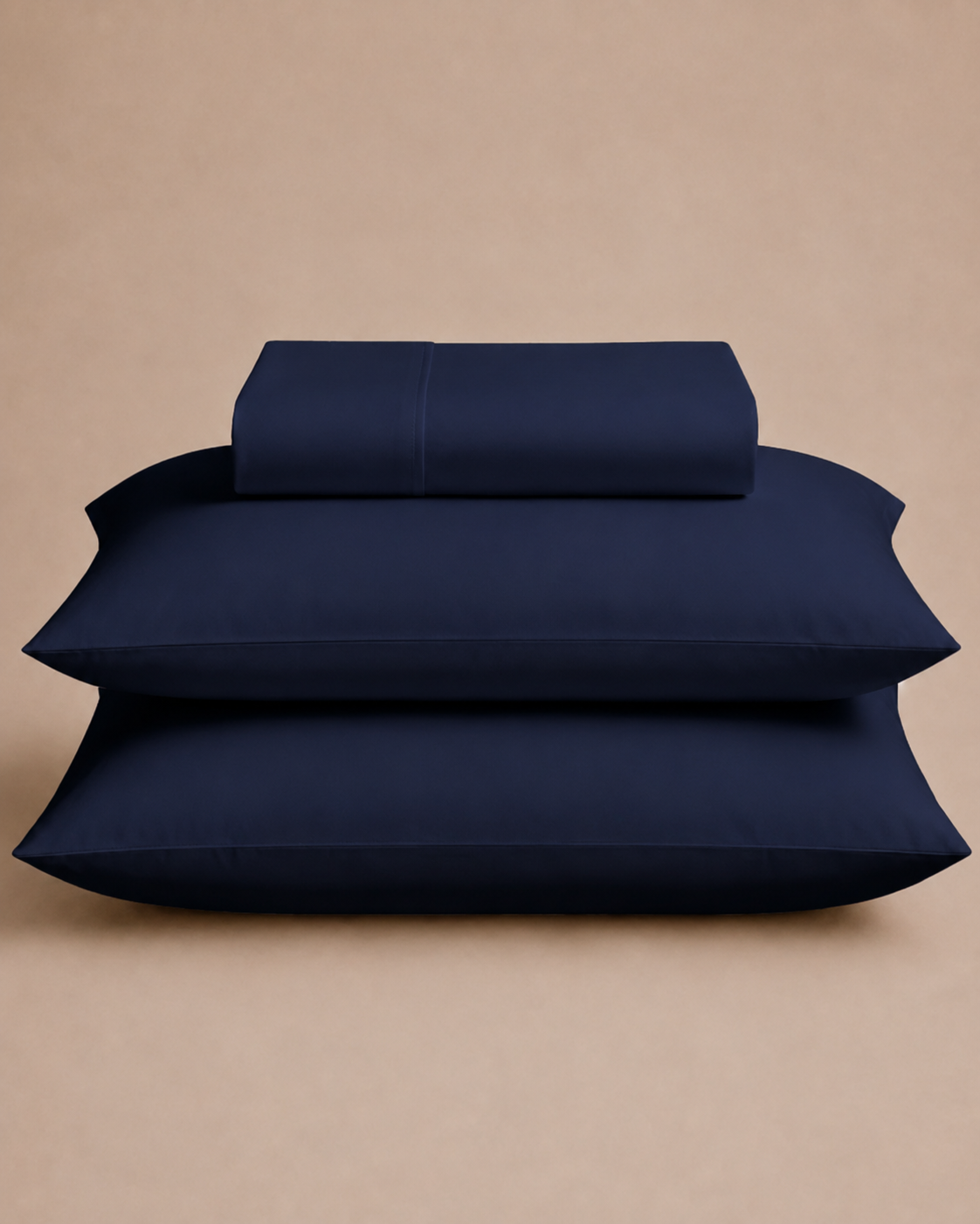T200 Solid Flat Sheets - Navy