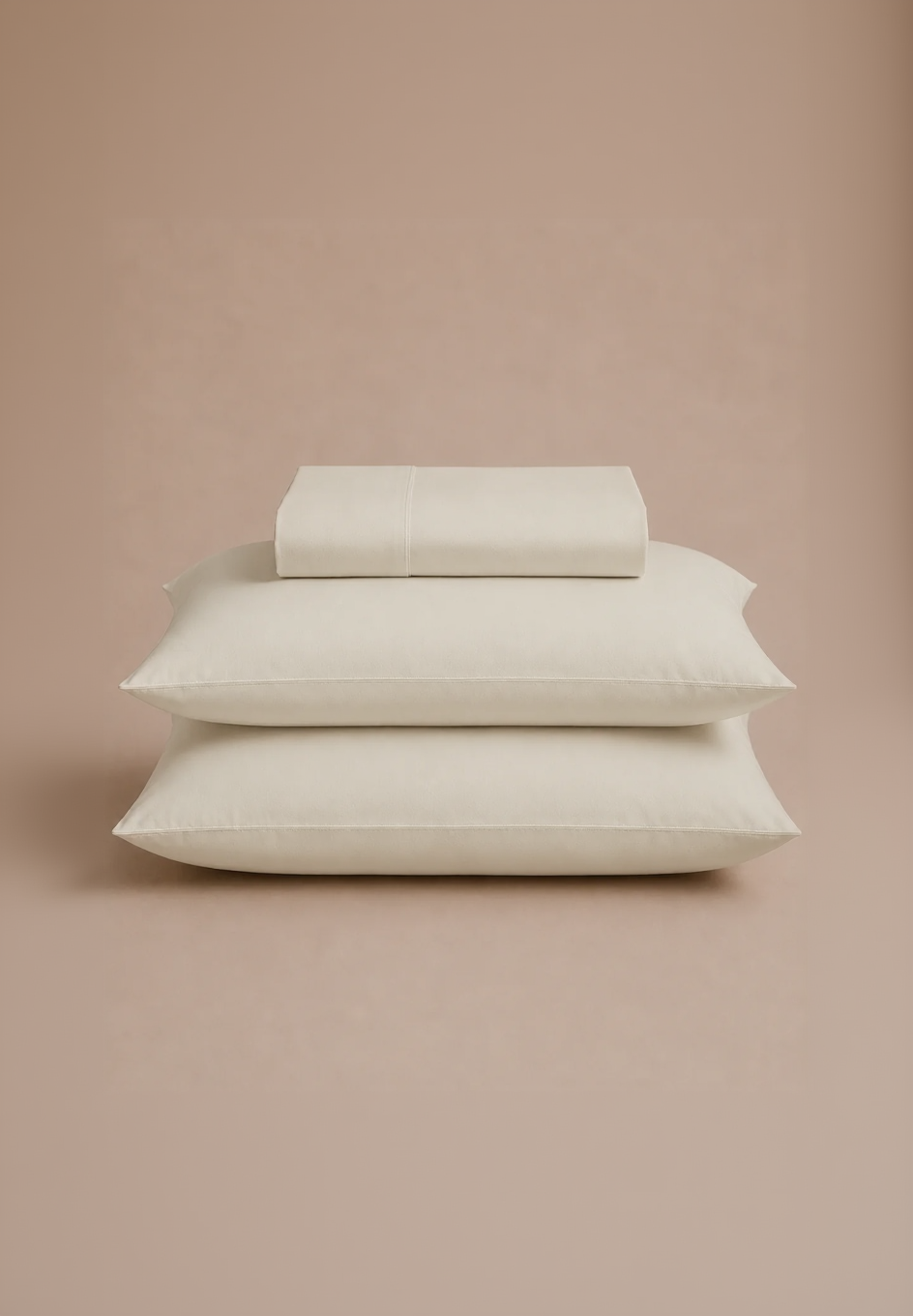 T200 Solid Flat Sheet Set - Ivory