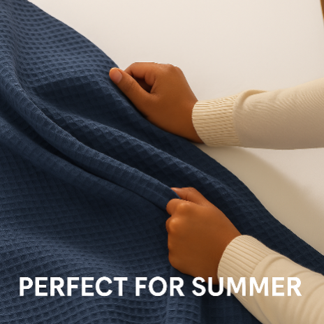 طقم غطاء لحاف وافل