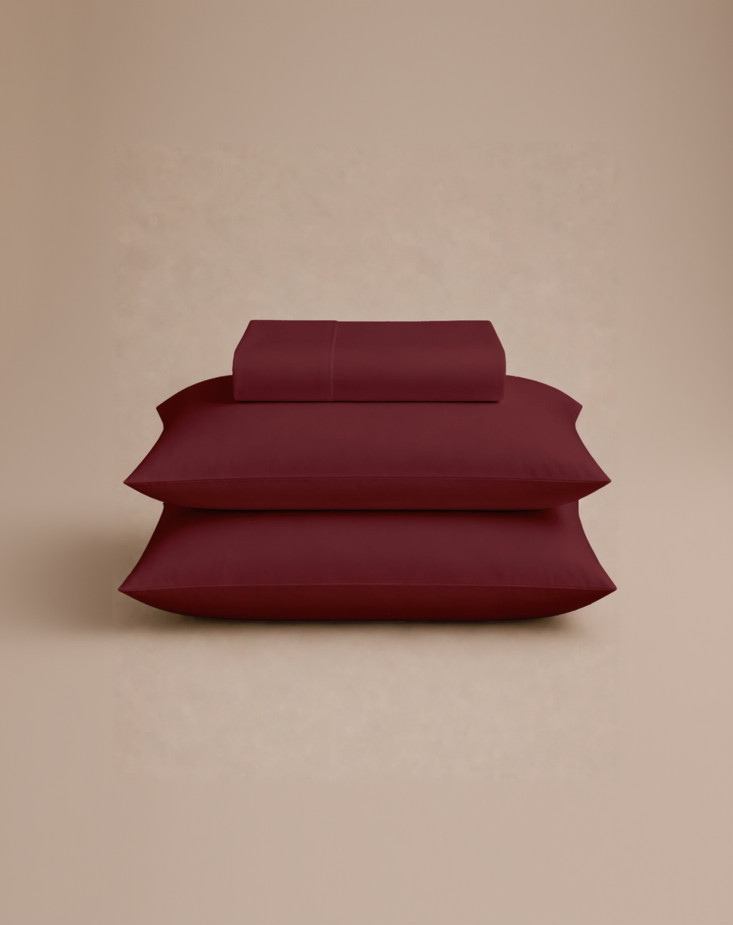 T300 Solid Flat Sheet - Maroon