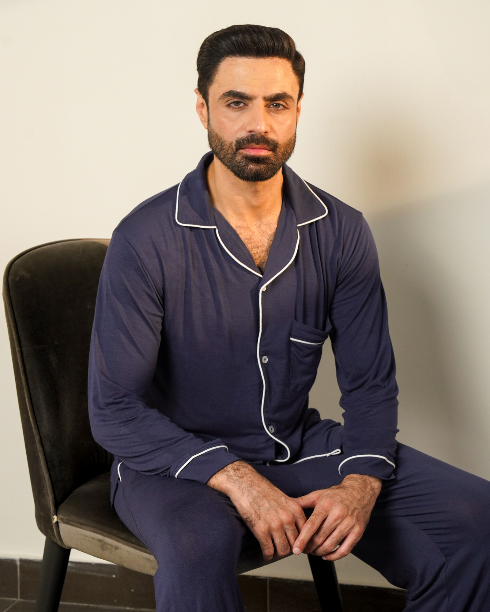 طقم بيجامات من قماش Tencel Modal