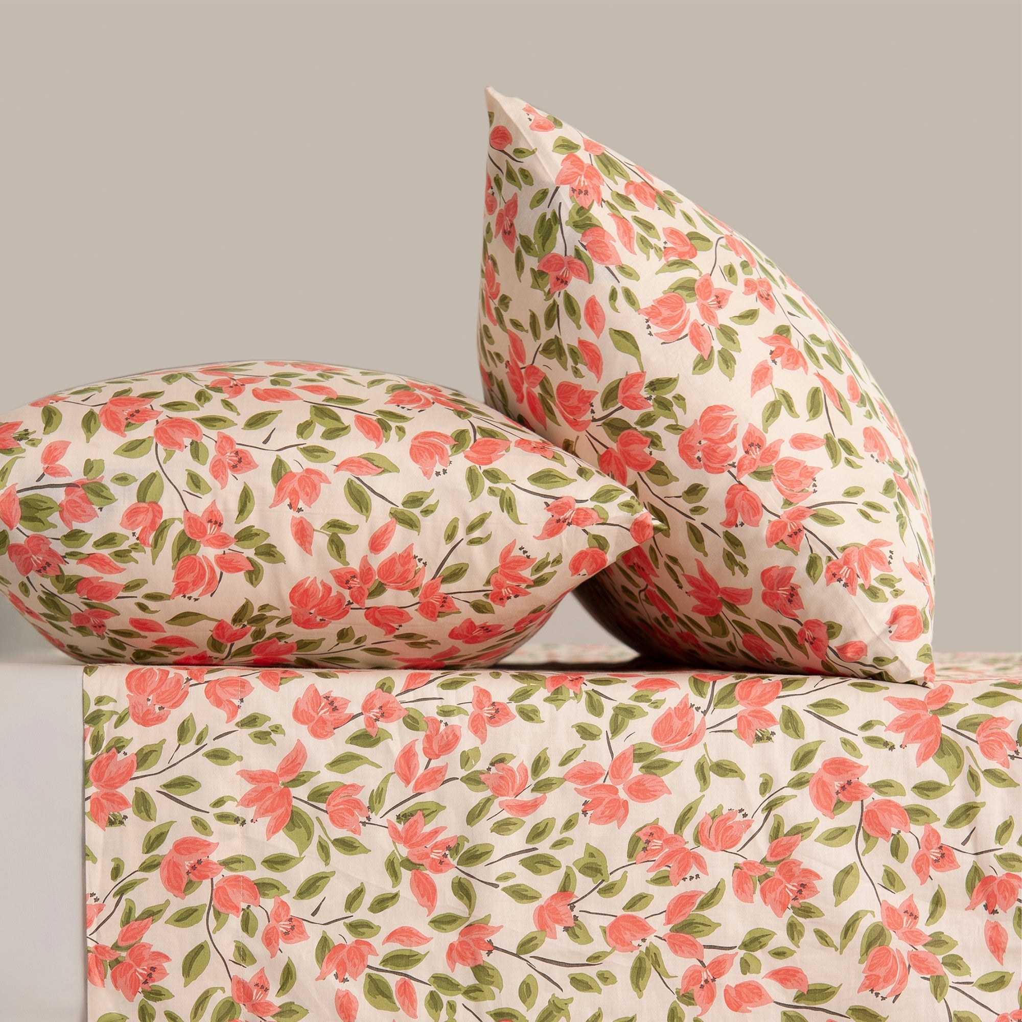 Bougainville Fitted Sheet Set
