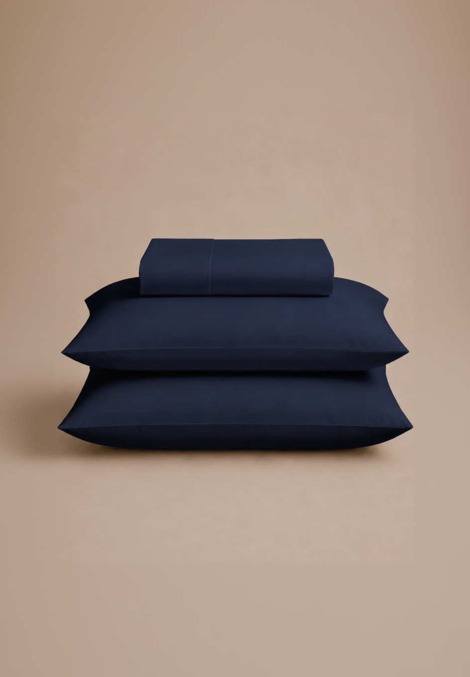 T200 Solid Flat Sheets - Navy