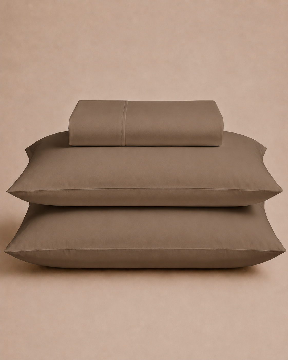 T200 Solid Flat Sheets - Taupe