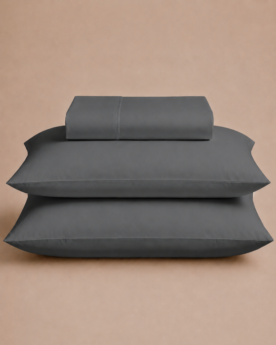 T200 Solid Flat Sheet Set - Grey