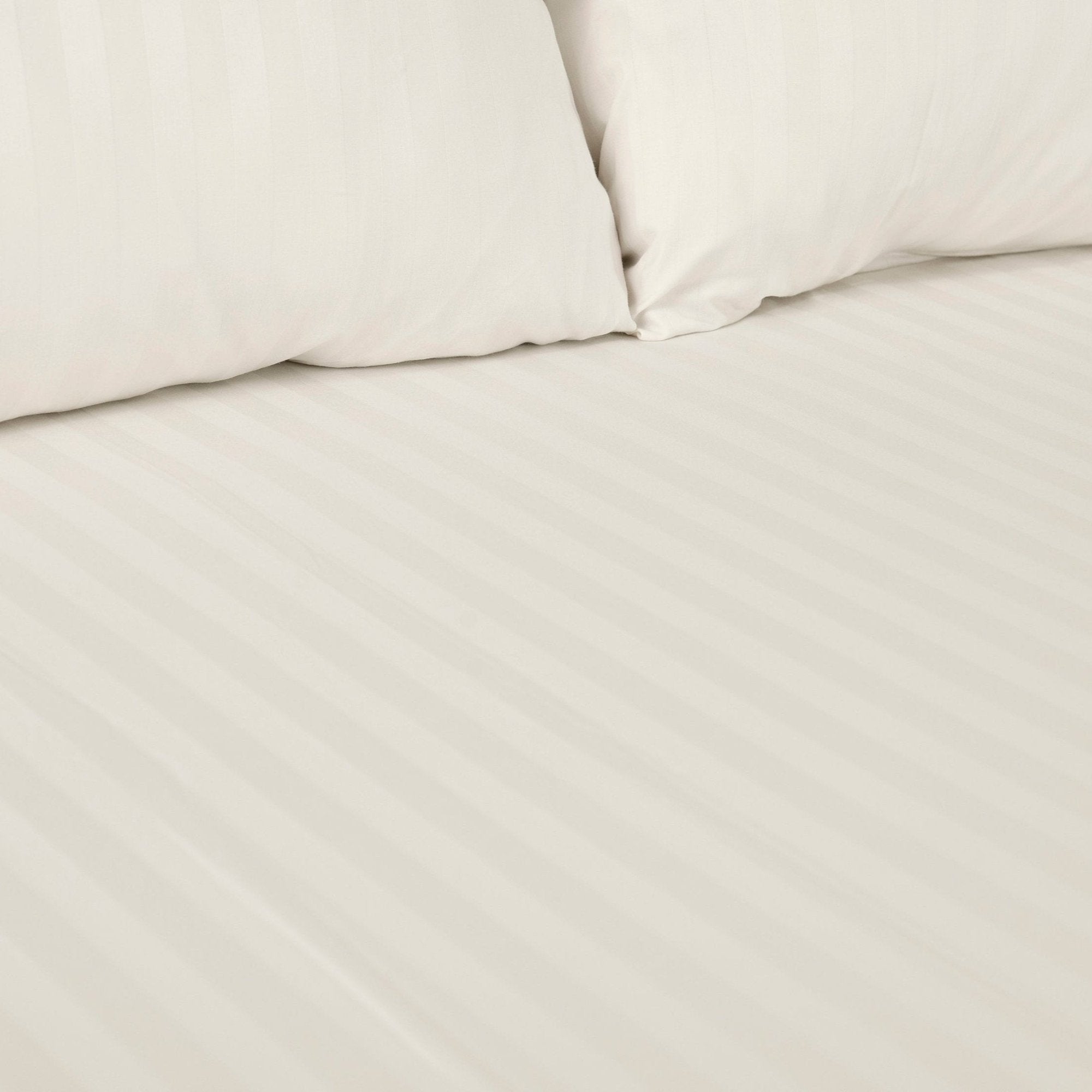 White Stripe Duvet Cover Set