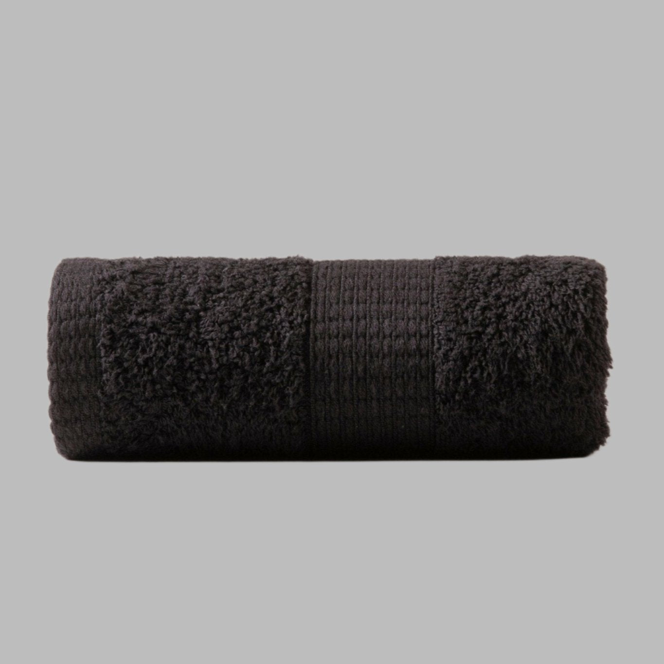 Black Dash Striped Hand Towel - THE LINEN COMPANY