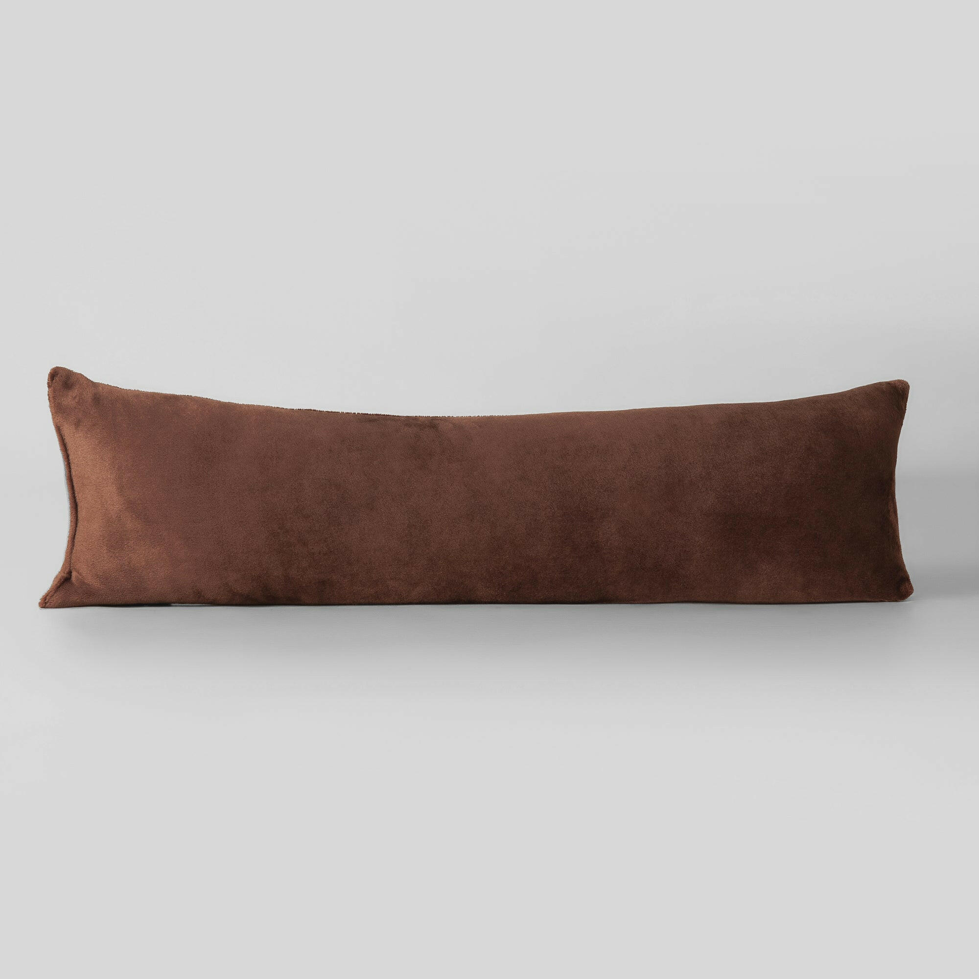 Brown Plush Cushion - THE LINEN COMPANY