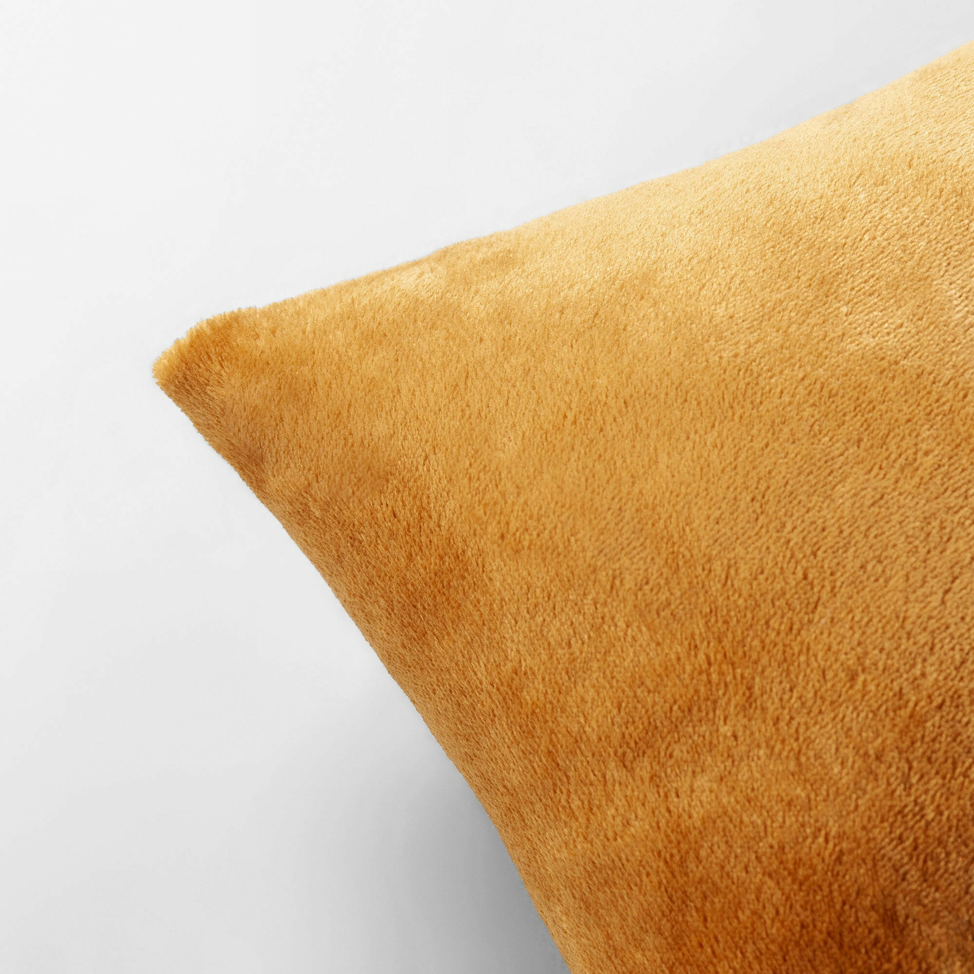 Camel Plush Cushion - THE LINEN COMPANY