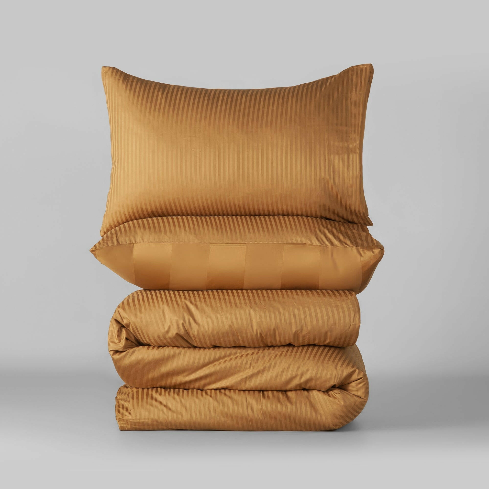 Caramelized Front Reversible Duvet Cover Set - THE LINEN COMPANY