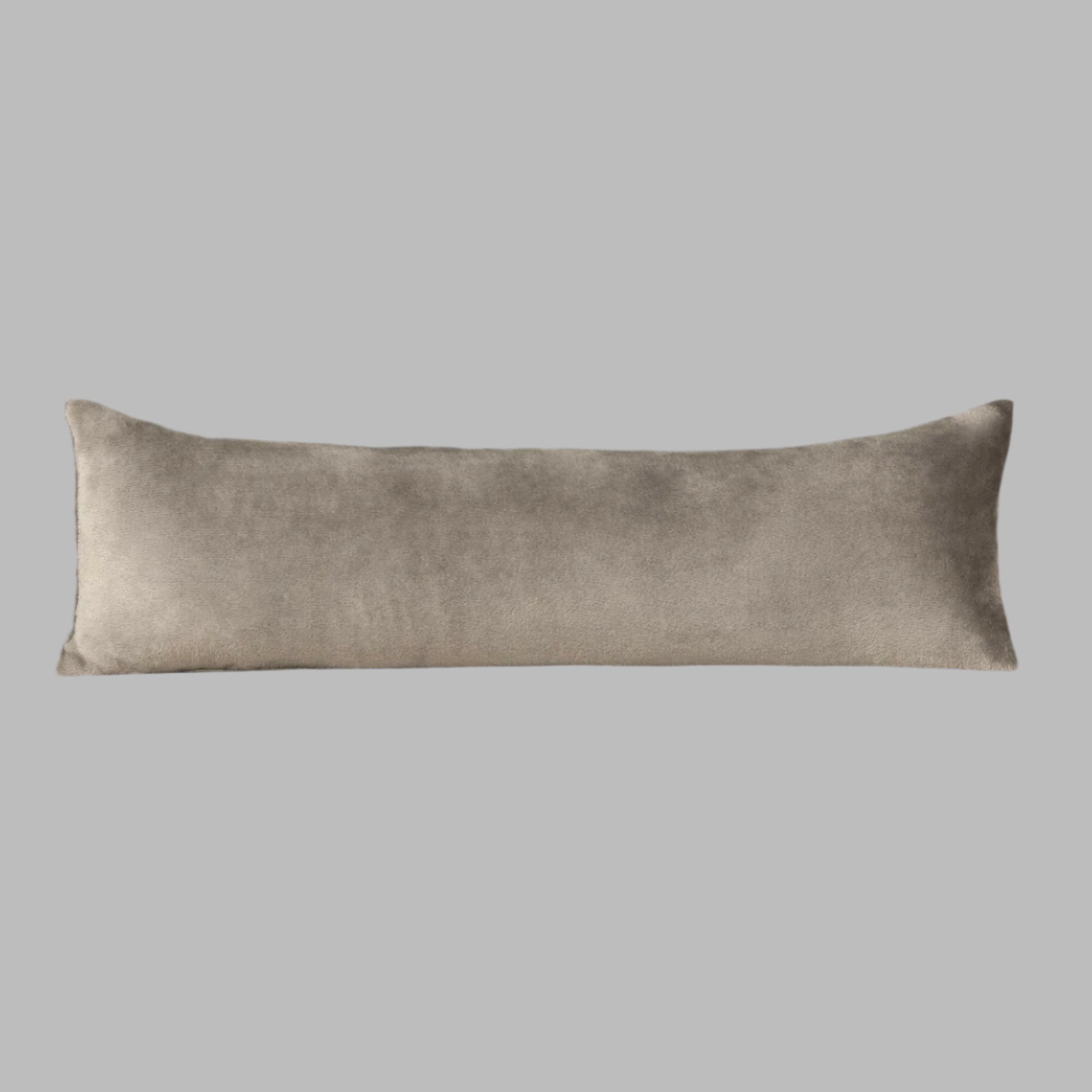 Charcoal Plush Cushion - THE LINEN COMPANY