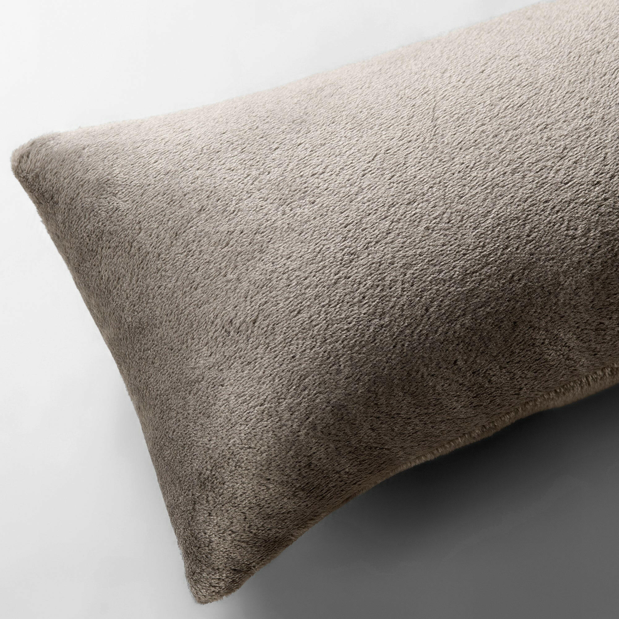 Charcoal Plush Cushion - THE LINEN COMPANY