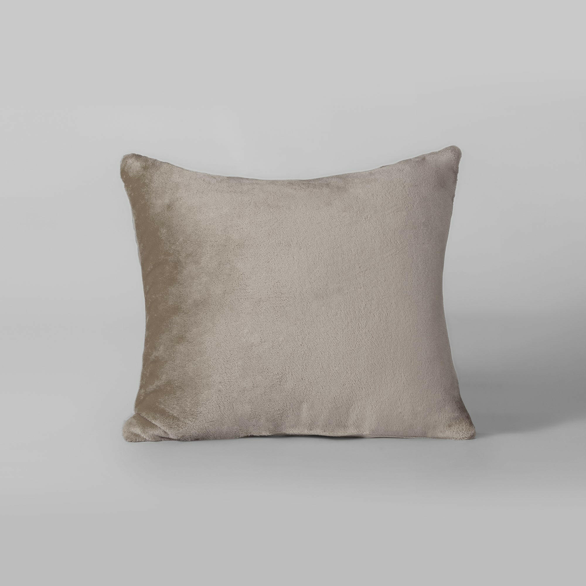 Charcoal Plush Cushion - THE LINEN COMPANY