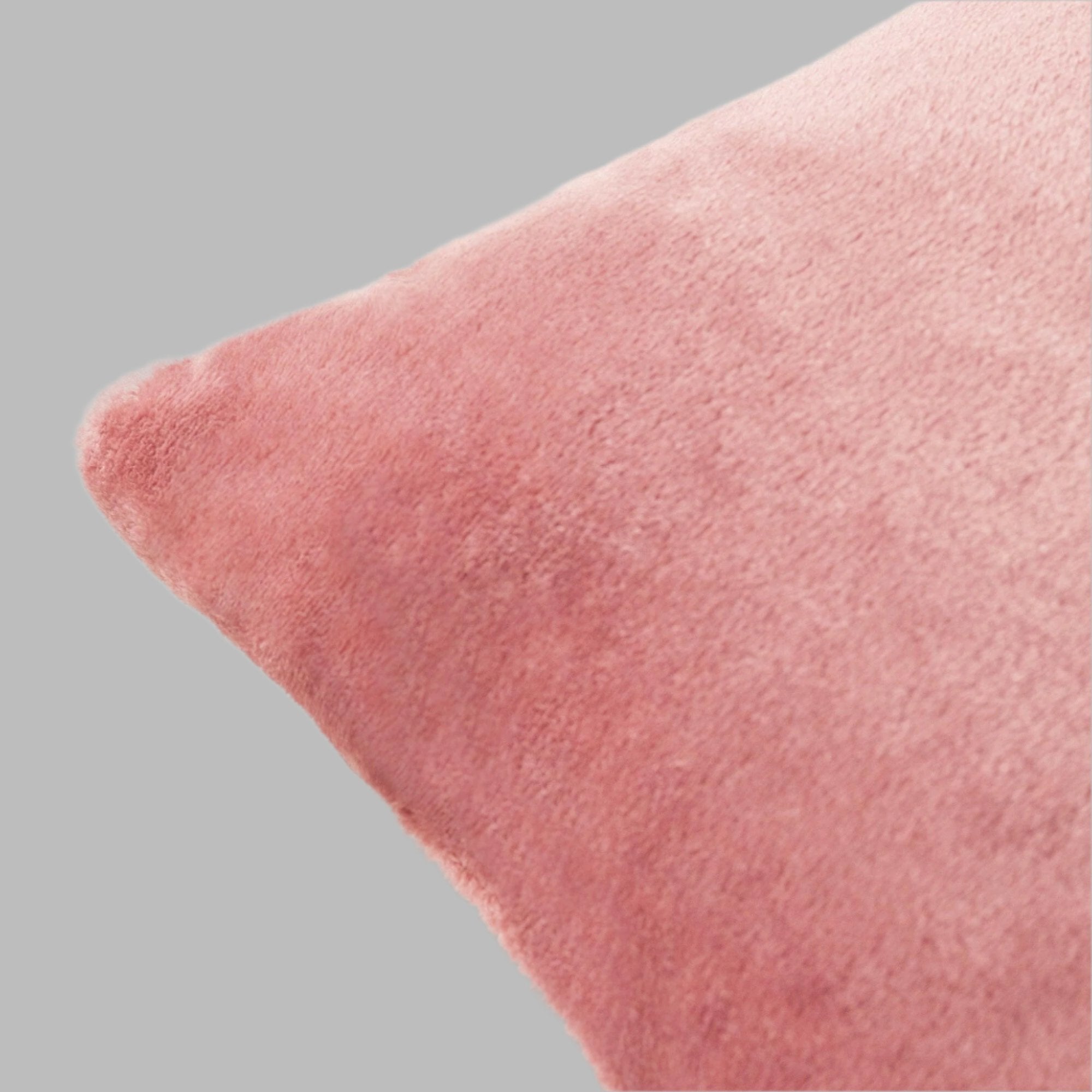 Dusty Rose Plush Cushion - THE LINEN COMPANY