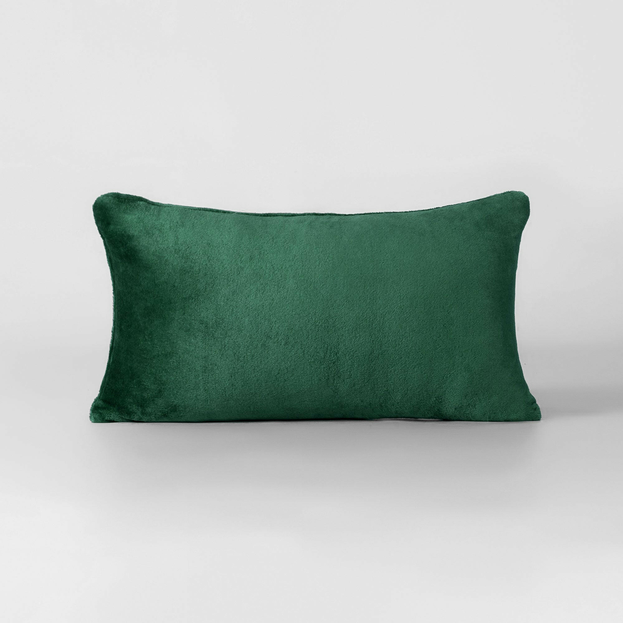 Emerald Green Plush Cushion - THE LINEN COMPANY