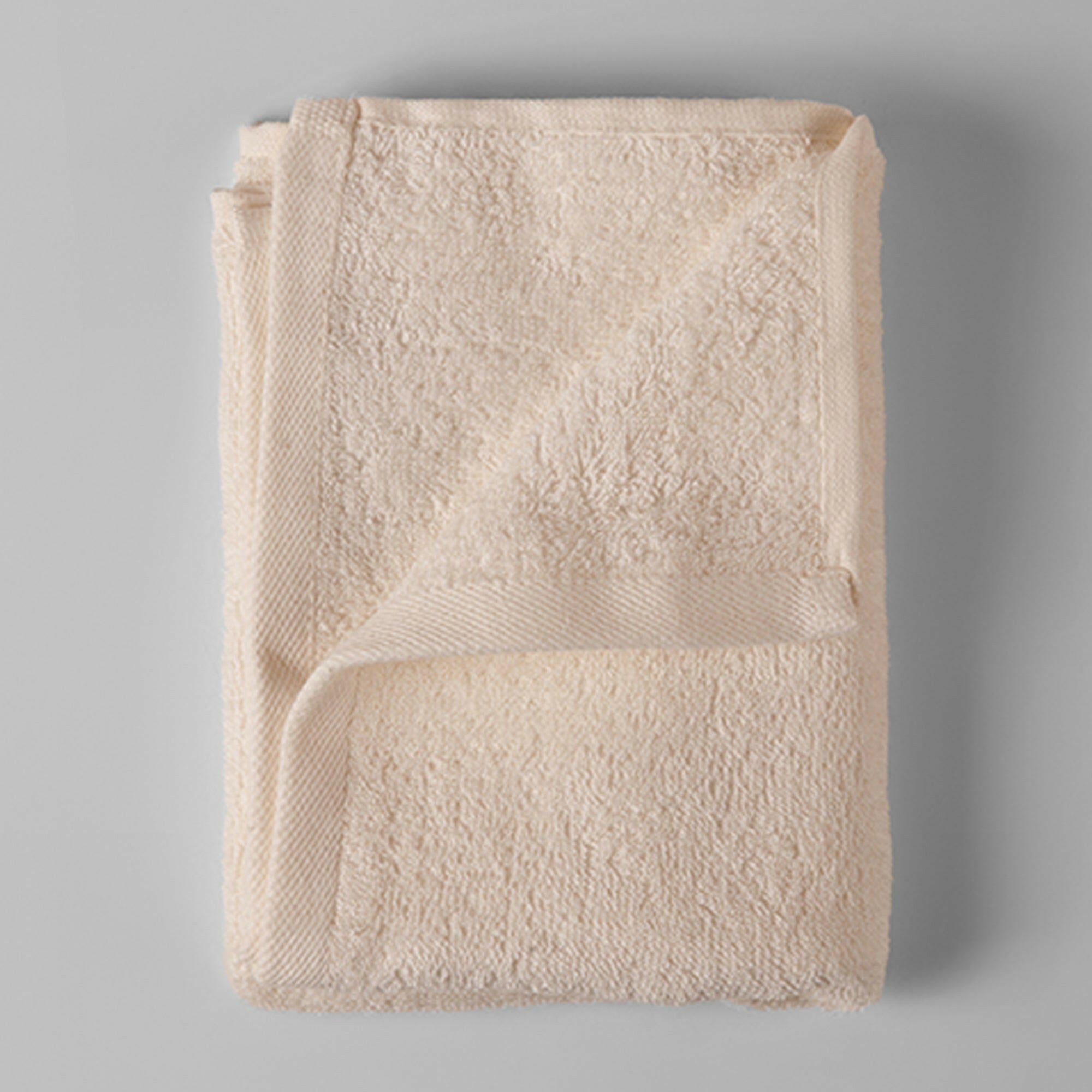 Ivory Plain Hand Towel - THE LINEN COMPANY