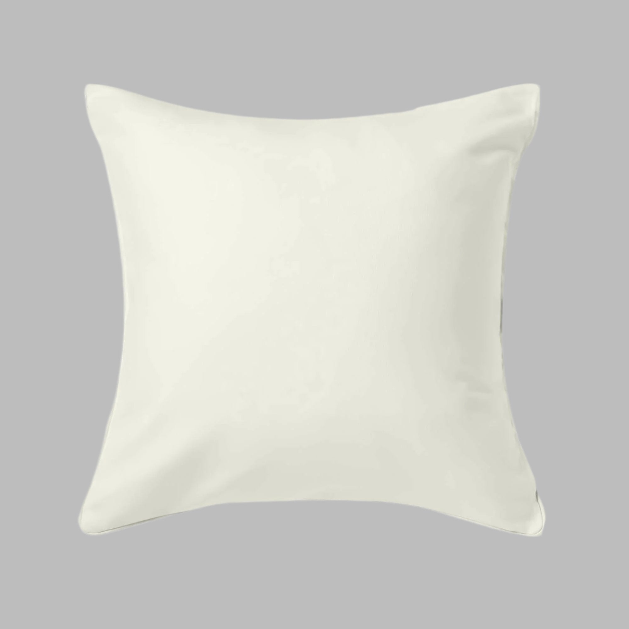 Ivory Solid Cushion Cover - THE LINEN COMPANY