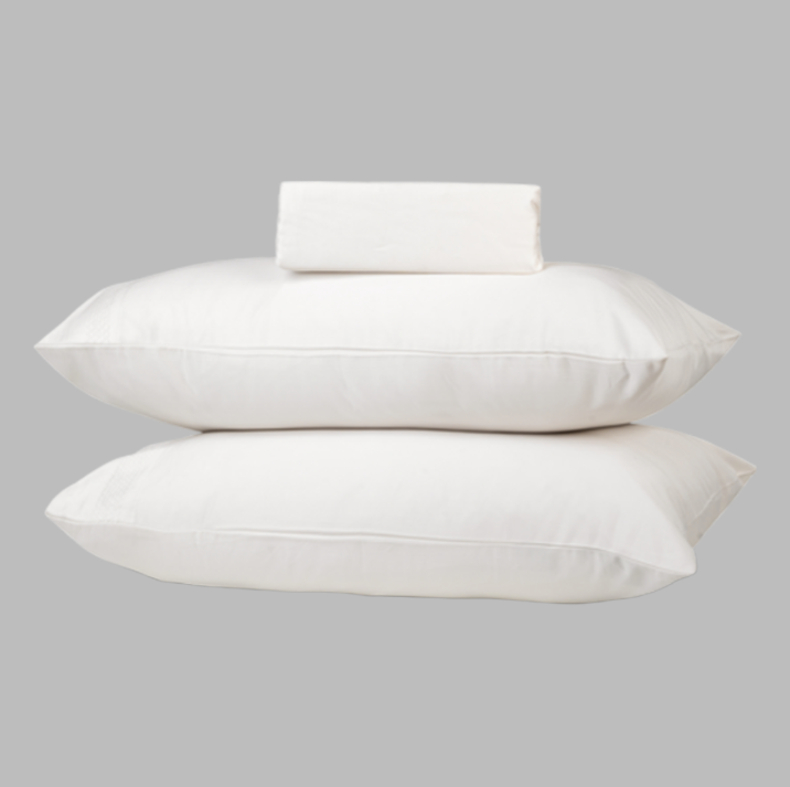 Ivory Solid Bed Sheet Set