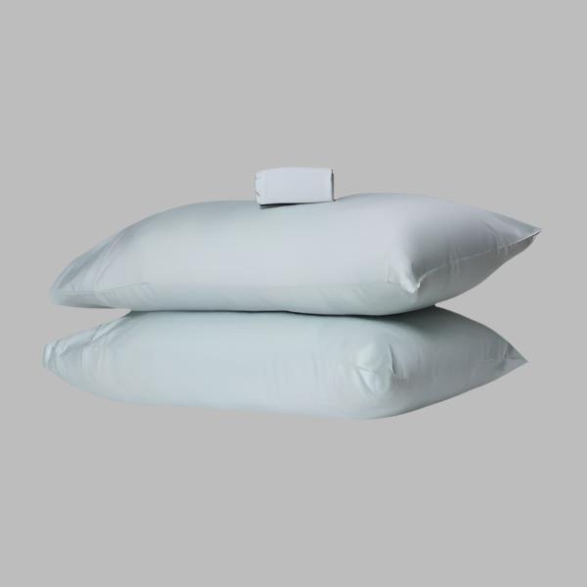 Mist Solid Bed Sheet Set - THE LINEN COMPANY