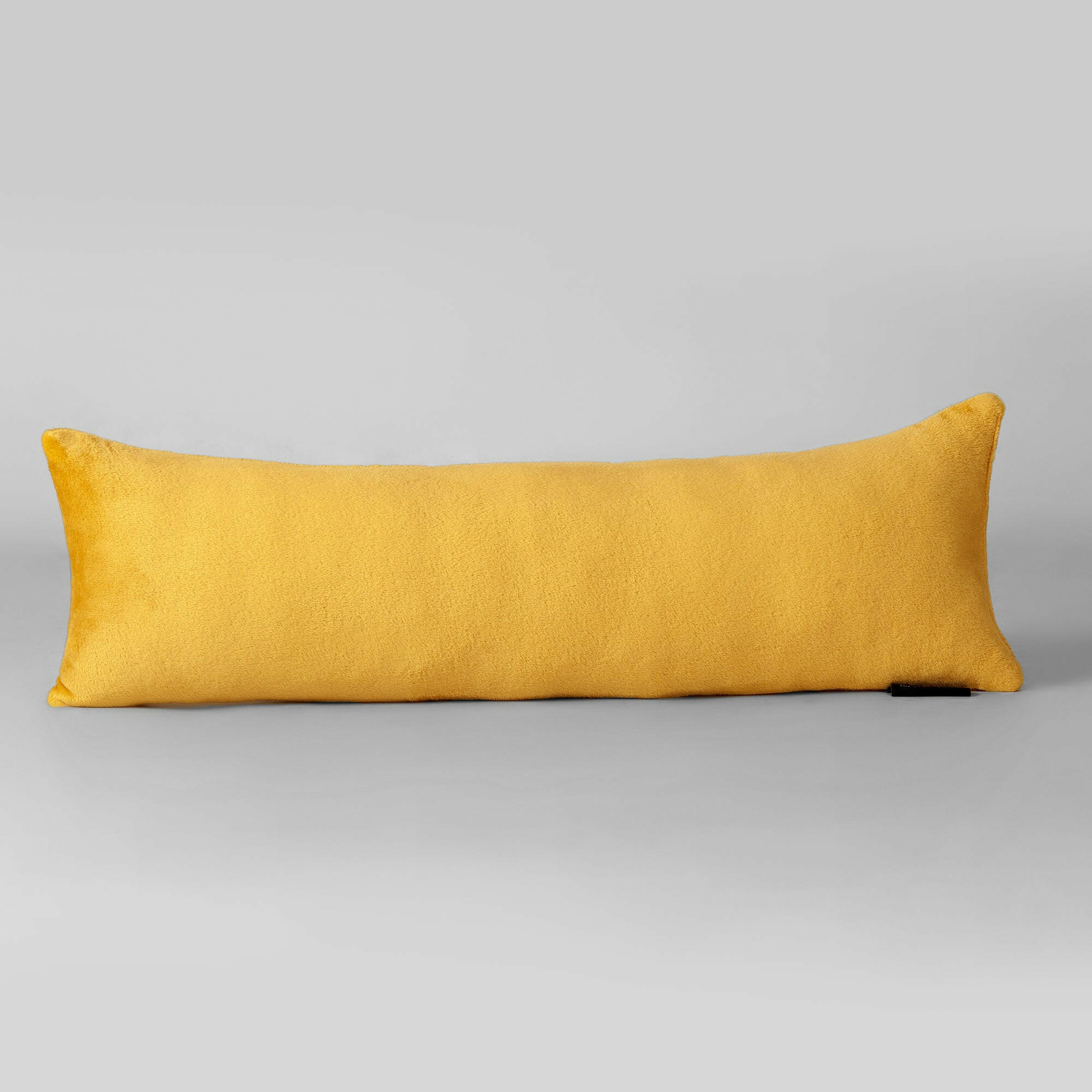 Mustard Plush Cushion - THE LINEN COMPANY