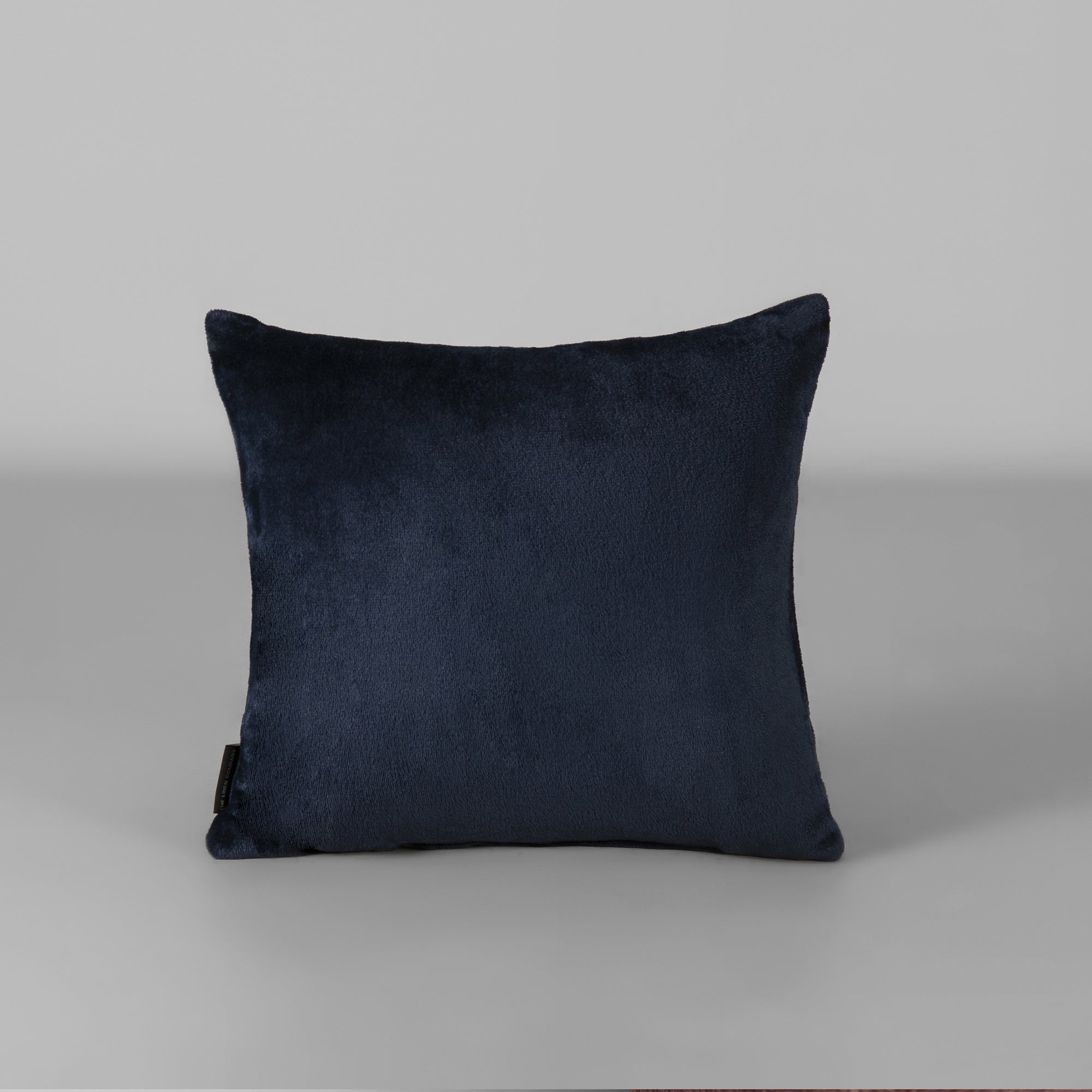 Navy Plush Cushion - THE LINEN COMPANY