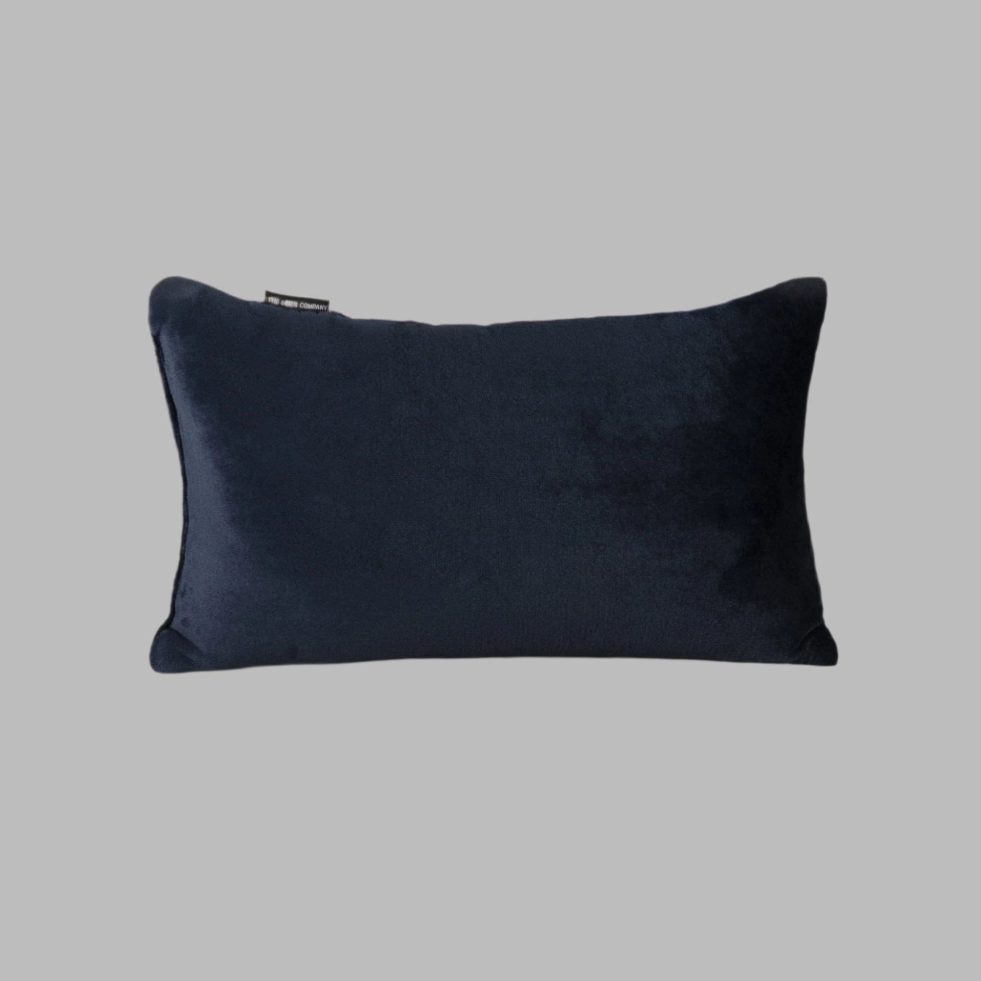 Navy Plush Cushion - THE LINEN COMPANY