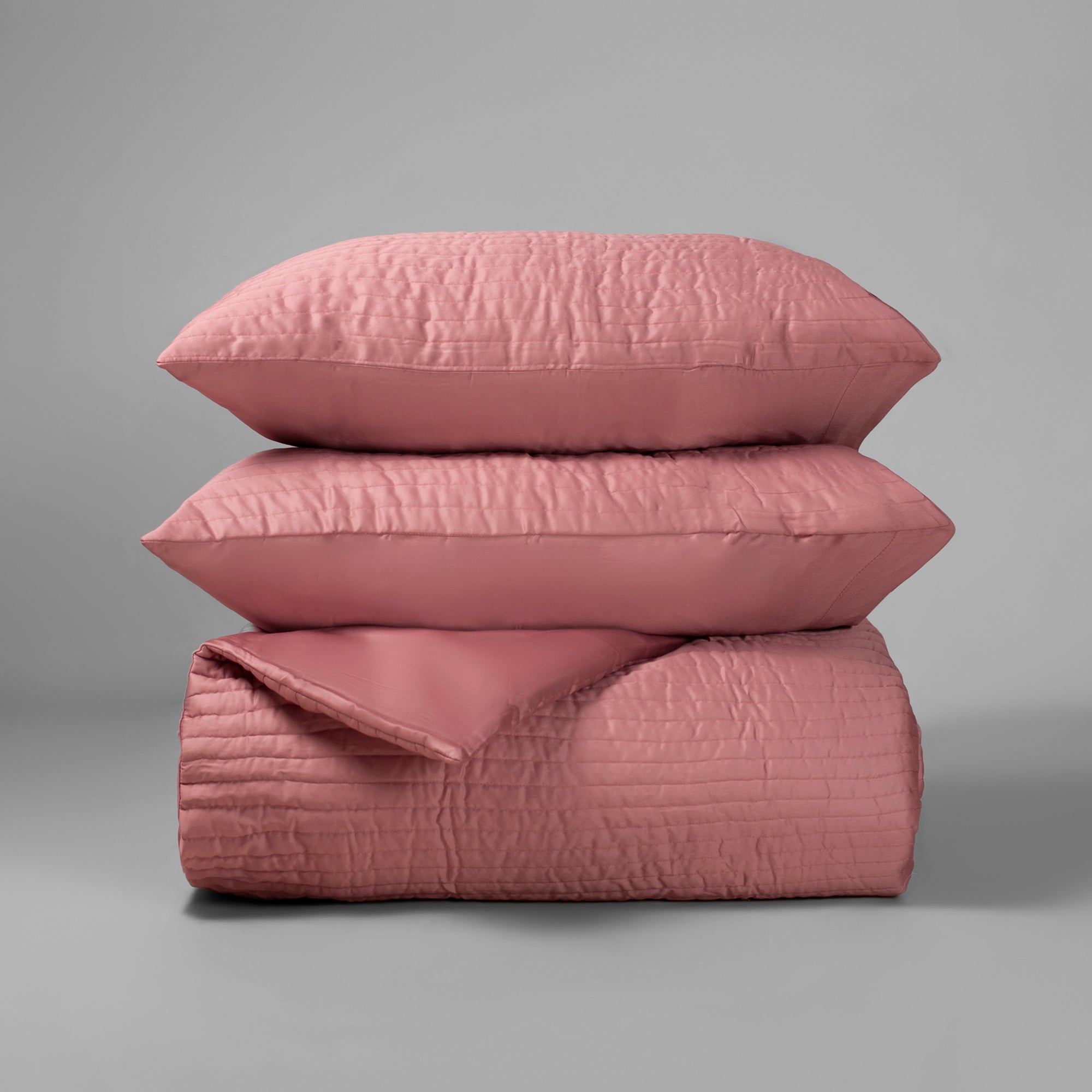 Nostalgia Pink Quilt Cover Set - THE LINEN COMPANY