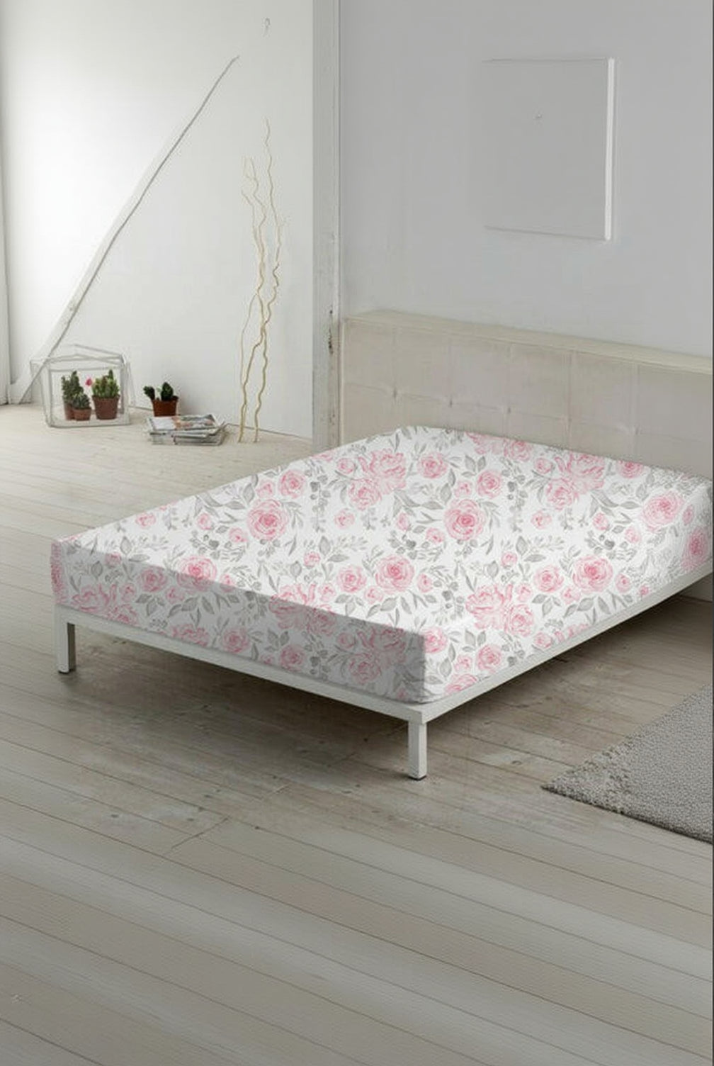 Pink Rose Fitted Sheet
