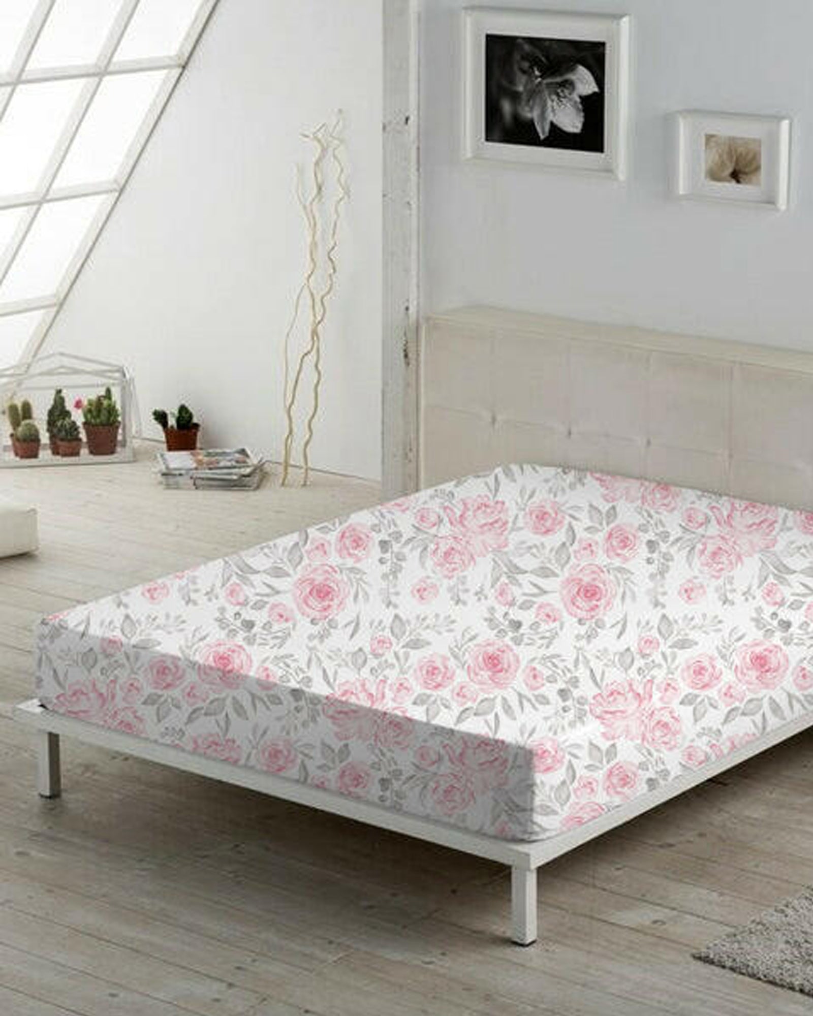 Pink Rose Fitted Sheet