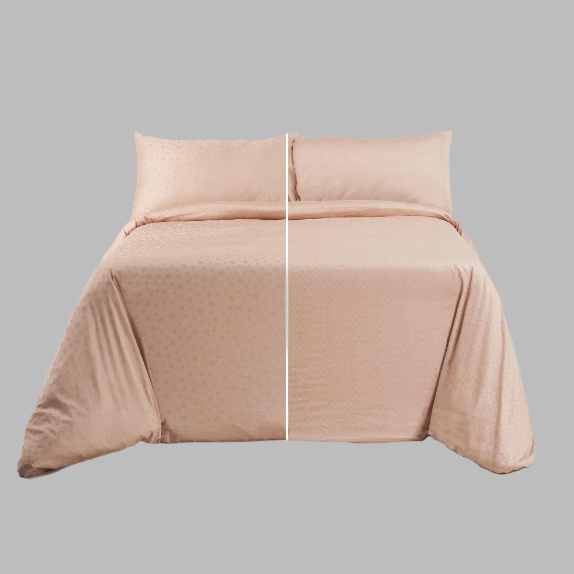 Porcelain Pink Reversible Duvet Cover Set - THE LINEN COMPANY