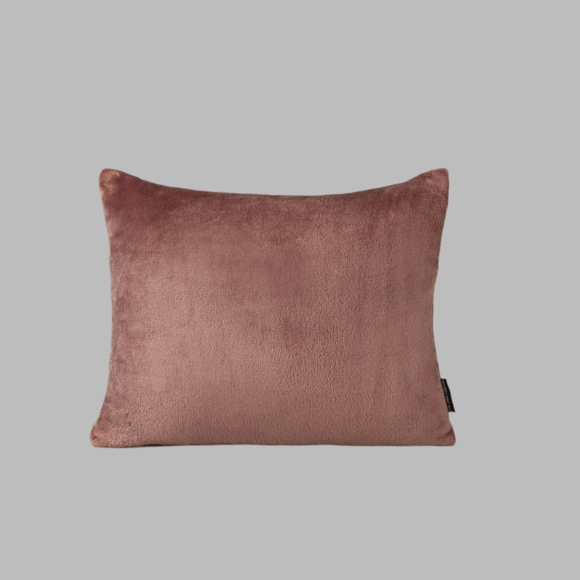 Rose Wood Plush Cushion - THE LINEN COMPANY