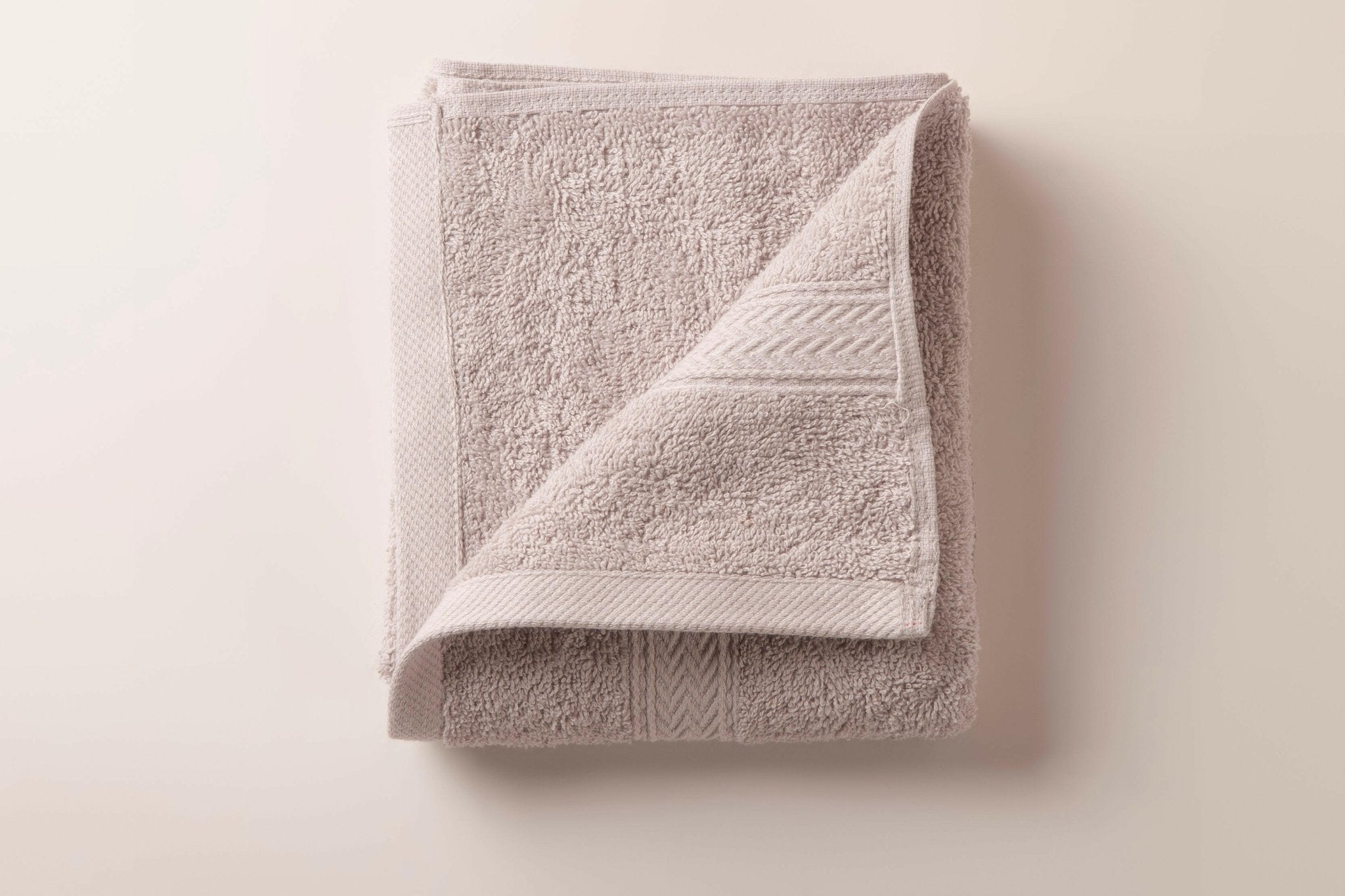 Silver Grey Zigzag Hand Towel - THE LINEN COMPANY