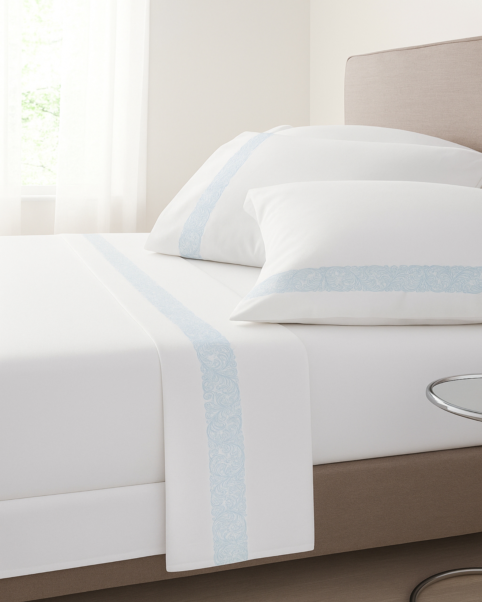 1000 Supima Swirls Duvet Cover