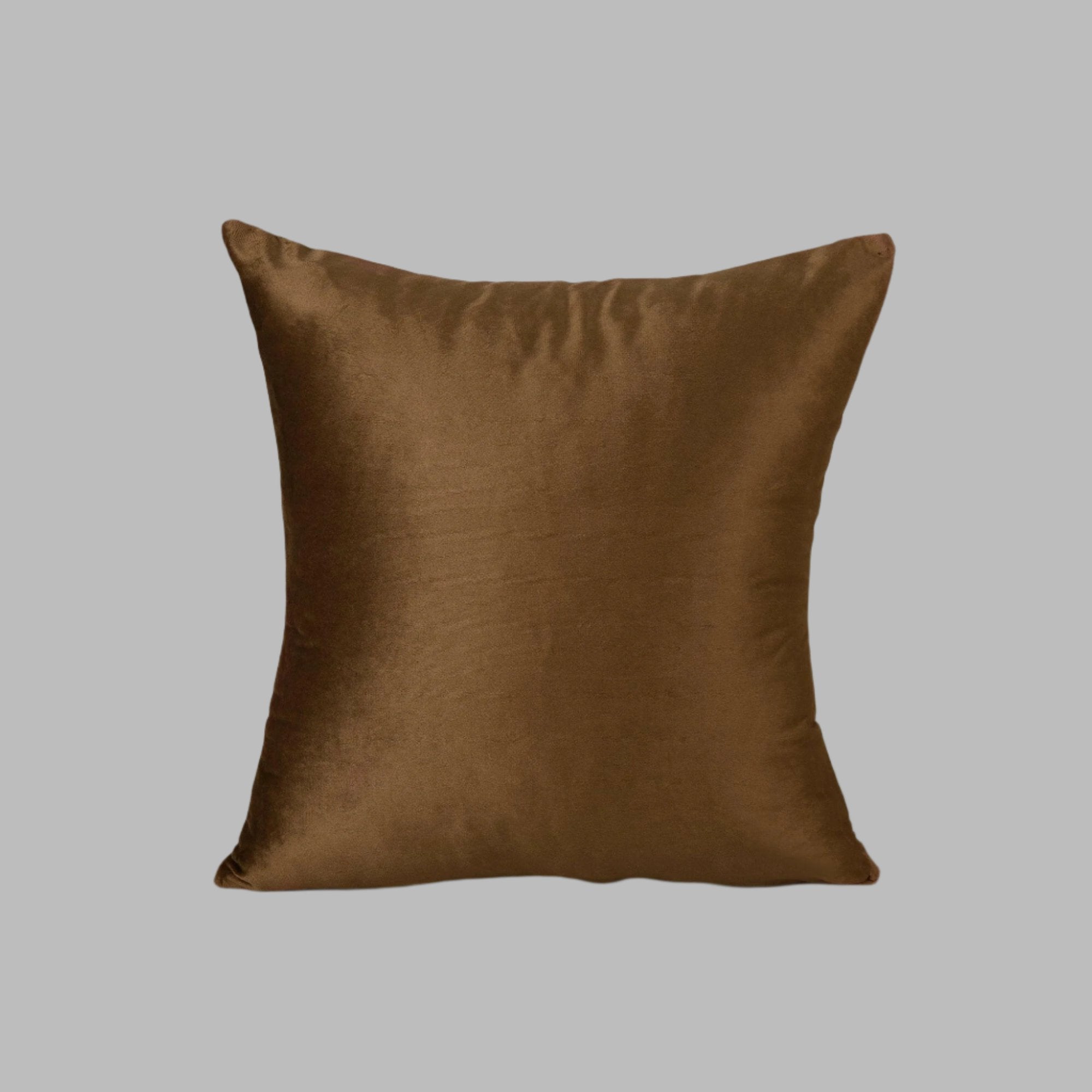 Walnut Brown Velvet Cushion Cover - THE LINEN COMPANY