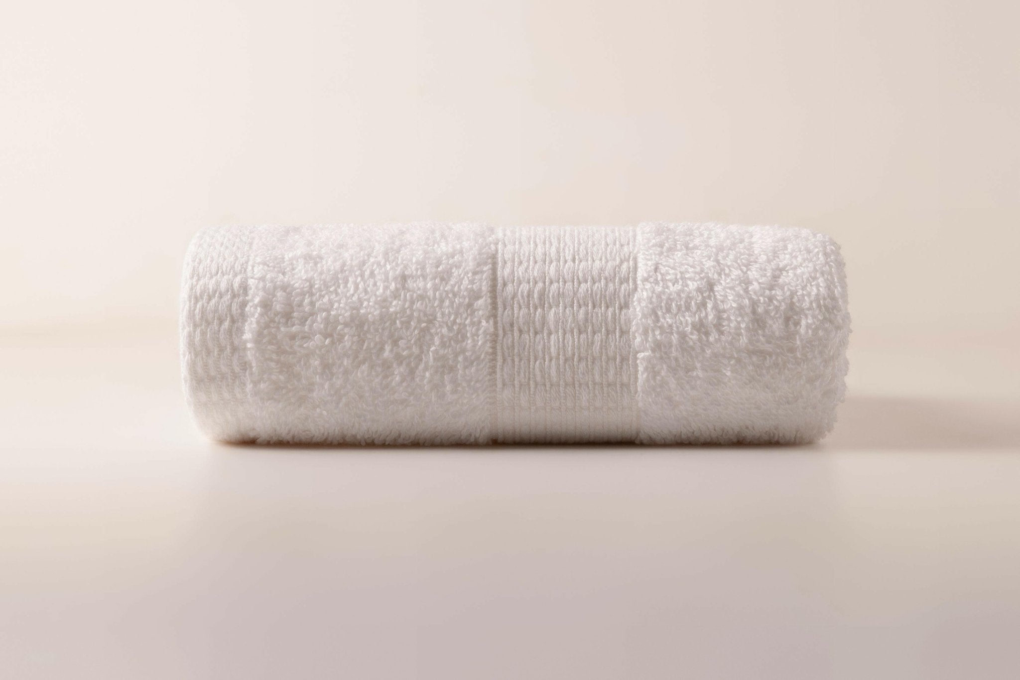 White Dash Striped Hand Towel - THE LINEN COMPANY