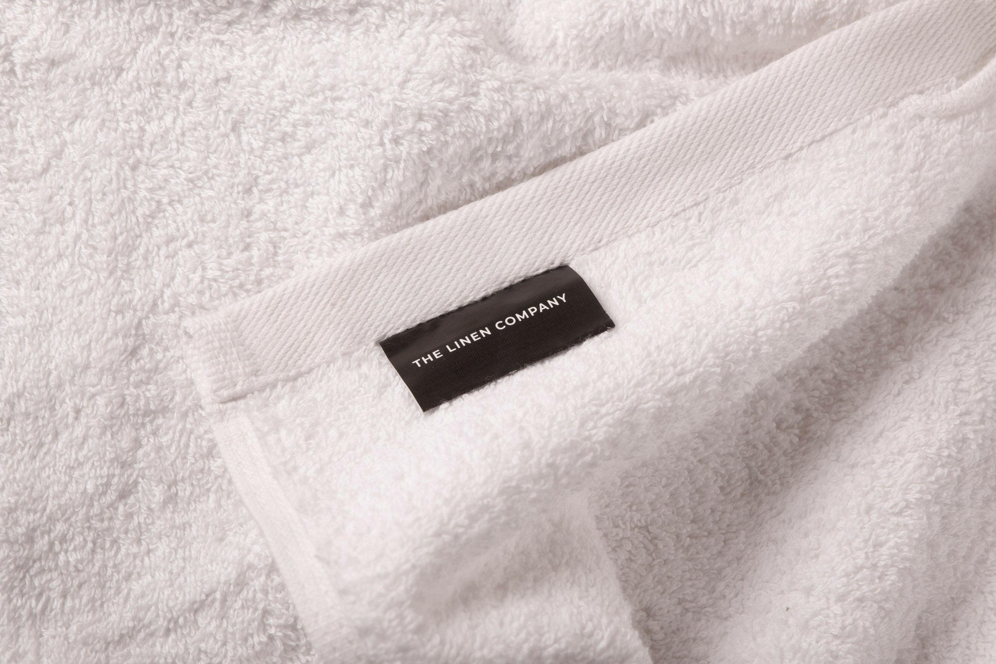 White Plain Hand Towel - THE LINEN COMPANY