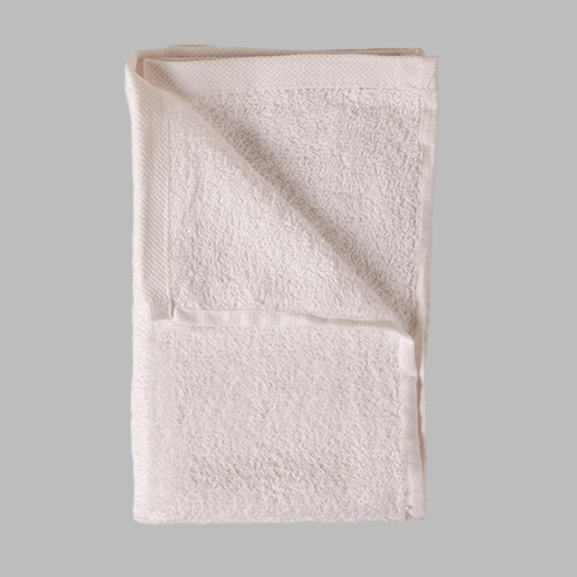 White Quatrefoil Hand Towel - THE LINEN COMPANY