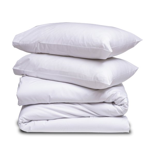 White Solid Duvet Cover Set - THE LINEN COMPANY